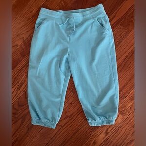 Exertek Light Blue Women’s Sz L Cropped Jogger Sweatpants Pants